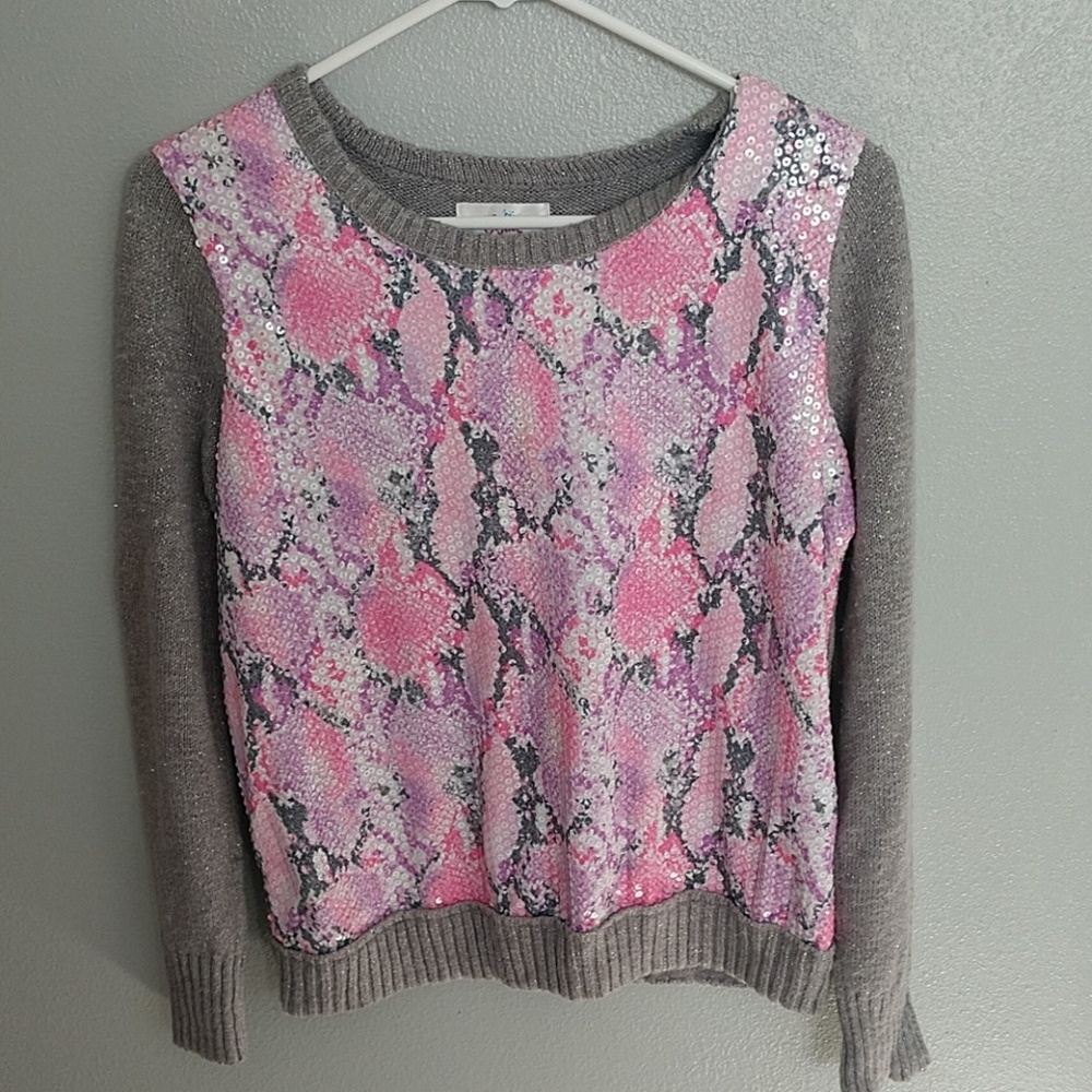 Justice Sequin Sweater